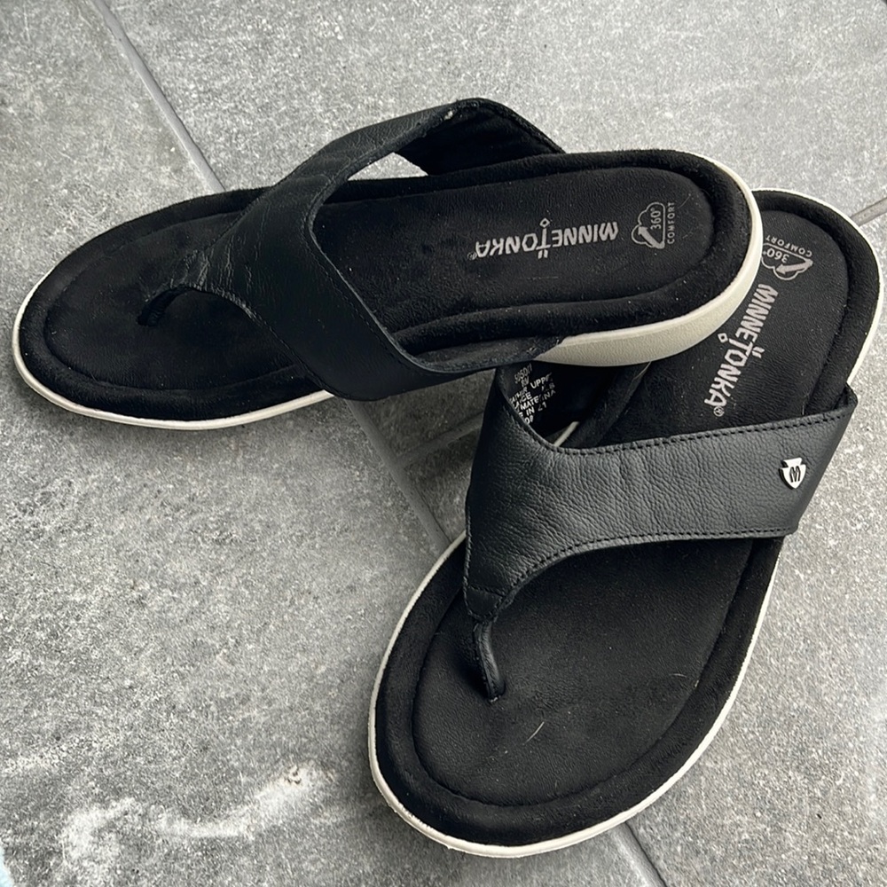 Minnetonka sandals, size 8